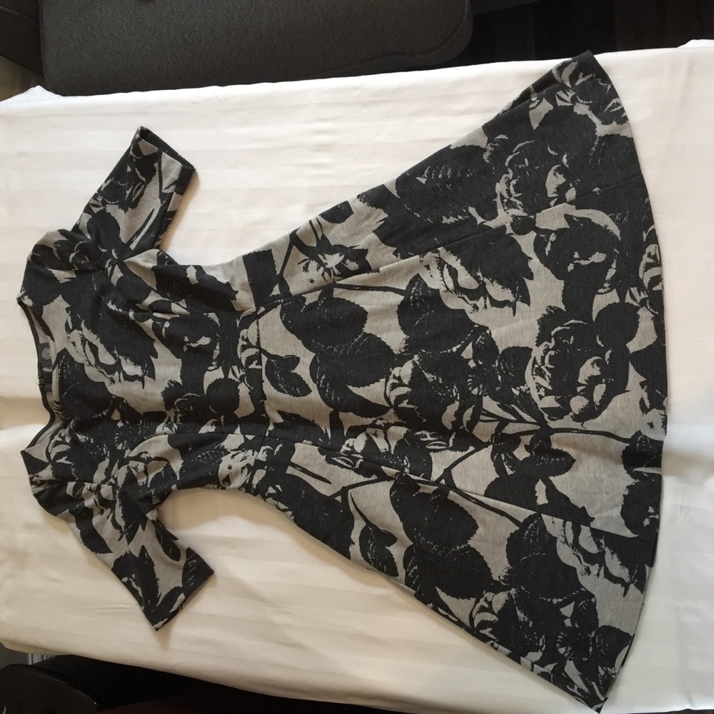 Vince Camuto, fitted top/circle bottom dress, 8